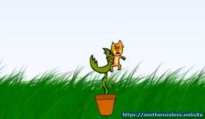 Kitten Cannon - watch as the kitten flies out of the cannon and hits bombs and trampolines to fly even further.