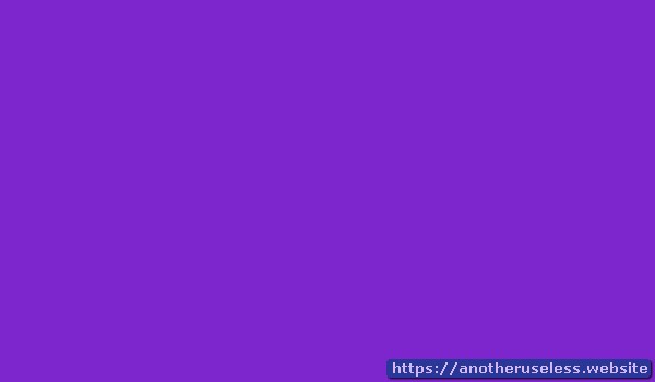 Purple.com - this website is&hellip;purple - Another Useless Website