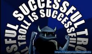 Successful Troll - Looping animation, the successful trolling begins. Successful Troll is Successful