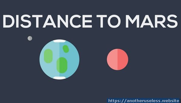 distance to mars