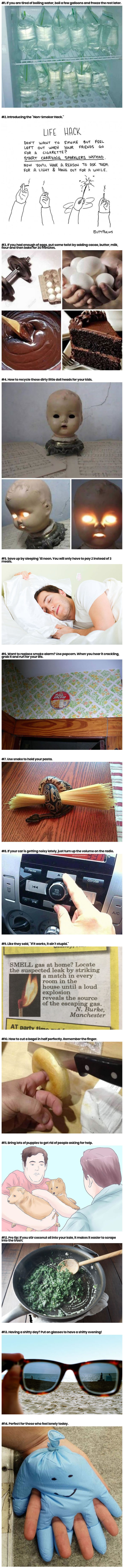 35 Useless Life Hacks That Are Hilarious And Terrible 1